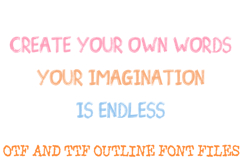 Inky Paint Stroke Bold Font Letters Alphabet ABC Text Grunge Product Image 3