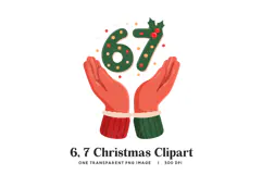 Christmas Sweater Hand 6/7 Clipart PNG - Trending Meme Art Product Image 1