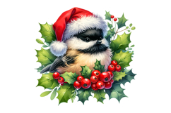 15 Christmas Wreath Animal PNG Bundle 300 DPI Holly Pine Product Image 13