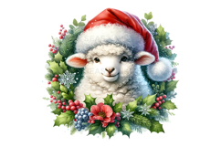 15 Christmas Wreath Animal PNG Bundle 300 DPI Holly Pine Product Image 15