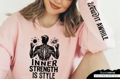 Wear It Awhile Sleeve SVG, Self Confidence SVG Design Product Image 2