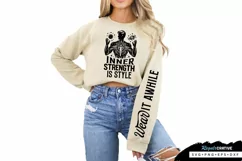 Wear It Awhile Sleeve SVG, Self Confidence SVG Design Product Image 3