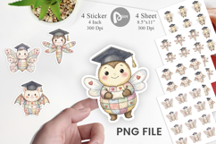 Garden Graduate Patchwork Sticker Product Image 1