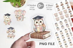 Graduation Patchwork Sticker Product Image 1