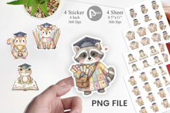 Scholarly Success Patchwork Sticker Product Image 1