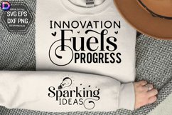 Innovation Fuels Progress Sleeve SVG, Entrepreneur SVG Product Image 1