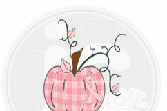 In October We Wear Pink svg Pumpkin Cancer Awareness svg cut Product Image 2
