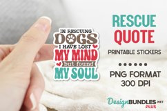 In Rescuing Dogs I have Lost My Mind But Found My Soul Product Image 1