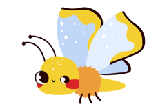 Cute Bugs Clipart , Hand Drawn Insects Graphics Product Image 8