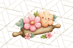 Spring Insect Baking Clipart, Cute Bee Ladybug Butterfly Png Product Image 3