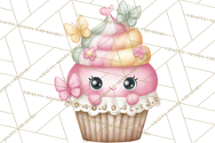 Spring Insect Baking Clipart, Cute Bee Ladybug Butterfly Png Product Image 5