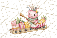 Spring Insect Baking Clipart, Cute Bee Ladybug Butterfly Png Product Image 2