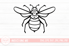 Insect Clipart SVG Cut File | Animal Insects Coloring Book Product Image 1