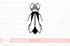 Insect Clipart SVG Cut File | Animal Insects Coloring Book Product Image 1
