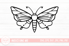 Insect Clipart SVG Cut File | Animal Insects Coloring Book Product Image 1