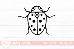Insect Clipart SVG Cut File | Animal Insects Coloring Book Product Image 1