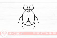 Insect Clipart SVG Cut File | Animal Insects Coloring Book Product Image 1