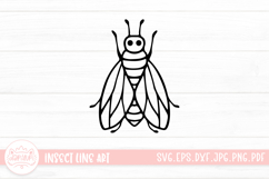 Insect Clipart SVG Cut File | Animal Insects Coloring Book Product Image 1