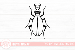 Insect Clipart SVG Cut File | Animal Insects Coloring Book Product Image 1