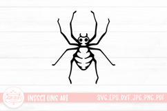 Insect Clipart SVG Cut File | Animal Insects Coloring Book Product Image 1