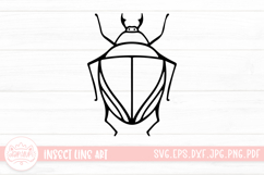 Insect Clipart SVG Cut File | Animal Insects Coloring Book Product Image 1