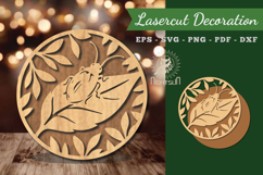 Insect Round Lasercut Decoration Product Image 1