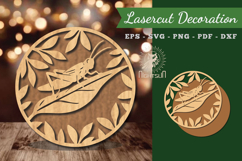 Insect Round Lasercut Decoration Product Image 1
