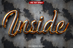 Inside 3D editable text effect Product Image 1