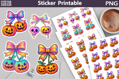 Iridescent Characters Sticker Bundle | Spooky Halloween Stic Product Image 3
