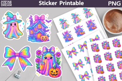 Iridescent Characters Sticker Bundle | Spooky Halloween Stic Product Image 11