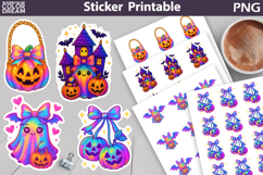 Iridescent Characters Sticker Bundle | Spooky Halloween Stic Product Image 10