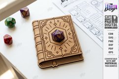 RPG Bardic Inspiration Token Laser Cut | Tabletop Gaming SVG Product Image 1