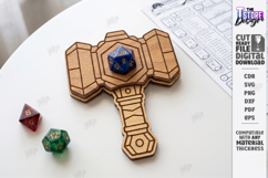 RPG Bardic Inspiration Token Laser Cut | Tabletop Gaming SVG Product Image 4