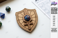RPG Bardic Inspiration Token Laser Cut | Tabletop Gaming SVG Product Image 8