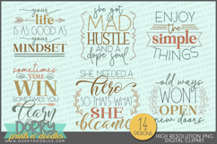 Inspirational Floral Clipart Bundle Product Image 5