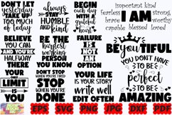 Inspirational SVG | Motivational SVG | Positive Quotes SVG Product Image 4