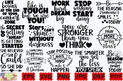 Inspirational SVG | Motivational SVG | Positive Quotes SVG Product Image 6