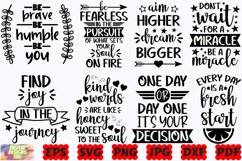 Inspirational SVG | Motivational SVG | Positive Quotes SVG Product Image 7