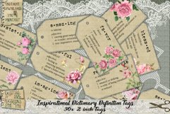 A set of 30 different inspirational tags with descriptions.