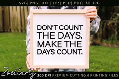 Positive Inspirational Quote SVG Motivational T-shirt Design Product Image 4