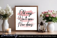 Inspirational Home Sign SVG PNG EPS DXF Motivational Quote Product Image 1