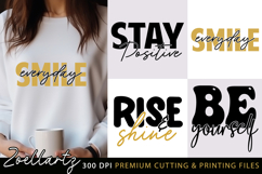 Inspirational Life Quotes SVG Positive Quote SVG Cut Files Product Image 1