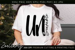 Inspirational Quote SVG Unbreakable Women Empowerment SVG Product Image 3