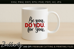 Be You Do You For You Motivational Inspirational Quote SVG Product Image 4