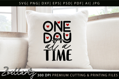 One Day At A Time Inspirational Motivational Positive Quote Product Image 4