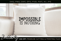 Positive Inspirational Quote SVG Motivational T-shirt Design Product Image 1