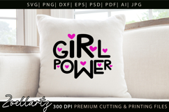 Inspirational Girl Power Baby Girl T-shirt Teenage Girl SVG Product Image 3