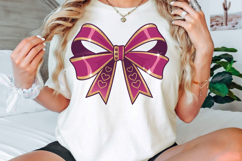 Valentine Coquette Bow Sublimation PNG Design Product Image 2