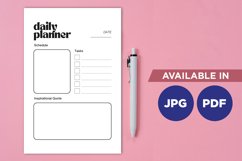 Inspirational planner printable planifier digital sheet temp Product Image 1
