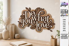 Inspirational Quotes Laser Cut | 3D Wall Decor | Wall Art Product Image 1